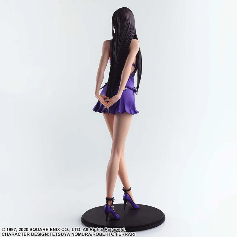 Final Fantasy VII Remake - Tifa Lockhart - Static Arts - Dress Ver. (Square Enix)ㅤ – Square Enix – ActionFigure Brasil