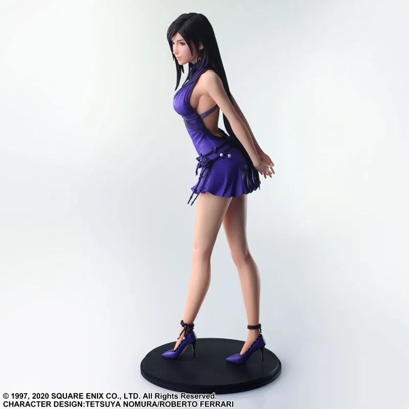 Final Fantasy VII Remake - Tifa Lockhart - Static Arts - Dress Ver. (Square Enix)ㅤ – Square Enix – ActionFigure Brasil