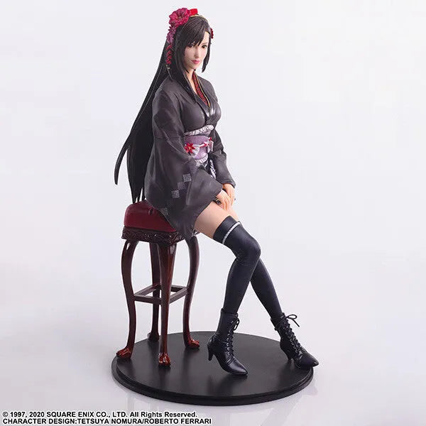 Final Fantasy VII Remake - Tifa Lockhart - Static Arts - Exotic Dress Ver. (Square Enix)ㅤ – Square Enix – ActionFigureBrasil