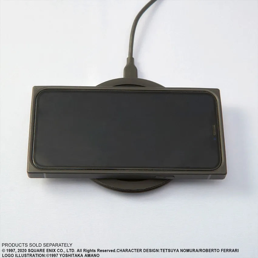 Final Fantasy VII Remake Wireless Charging Pad (Emblem) – Square Enix – ActionFigure Brasil