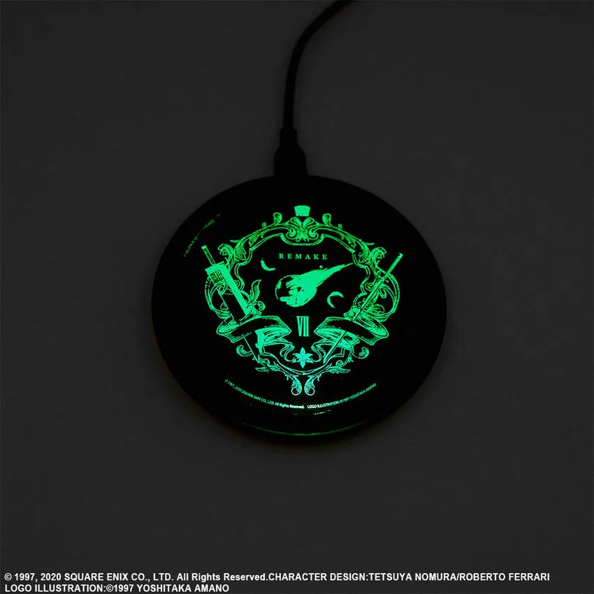Final Fantasy VII Remake Wireless Charging Pad (Emblem) – Square Enix – ActionFigure Brasil