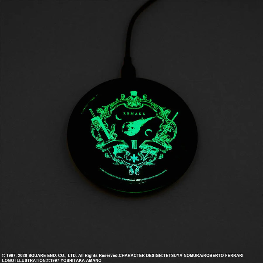Final Fantasy VII Remake Wireless Charging Pad (Emblem) – Square Enix – ActionFigure Brasil