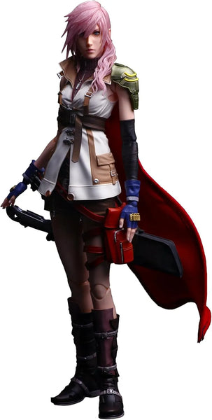 Final Fantasy XIII - Lightning - Play Arts Shin (Square Enix)ㅤ – Square Enix – ActionFigureBrasil