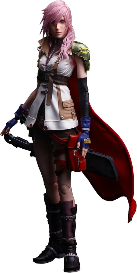 Final Fantasy XIII - Lightning - Play Arts Shin (Square Enix)ㅤ – Square Enix – ActionFigureBrasil