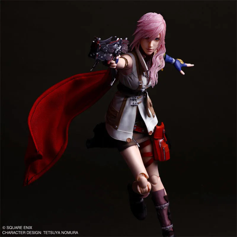 Final Fantasy XIII - Lightning - Play Arts Shin (Square Enix)ㅤ – Square Enix – ActionFigureBrasil