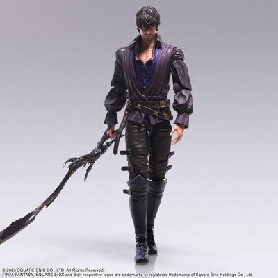 Final Fantasy XVI - Barnabas Tharmr - Bring Arts (Square Enix)ㅤ – Square Enix – ActionFigureBrasil — ângulo diferente