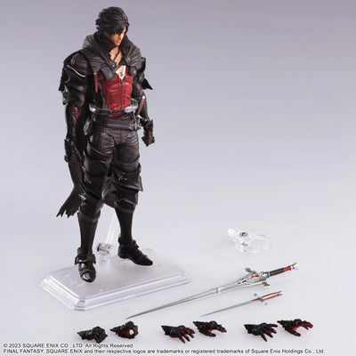 Final Fantasy XVI - Clive Rosfield - Bring Arts (Square Enix)ㅤ – Square Enix – ActionFigureBrasil — com base expositora