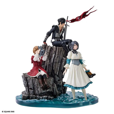 Final Fantasy XVI - Clive Rosfield - Jill Warrick - Joshua Rosfield - Torgal - Form-Ism Scene (Nostalgia) (Square Enix)ㅤ – Square Enix – ActionFigureBrasil