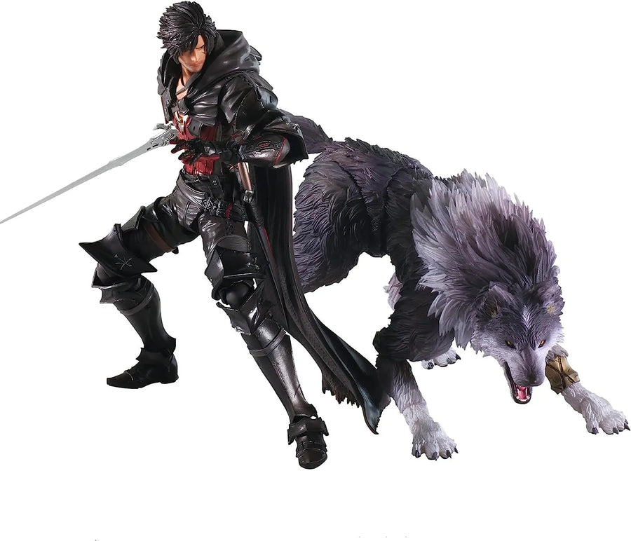 Final Fantasy XVI - Clive Rosfield&Torgal - Bring Arts (Square Enix)ㅤ – Square Enix – ActionFigureBrasil
