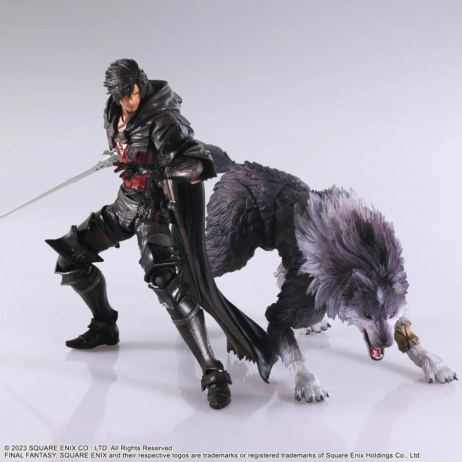 Final Fantasy XVI - Clive Rosfield&Torgal - Bring Arts (Square Enix)ㅤ – Square Enix – ActionFigureBrasil