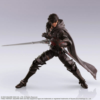 Final Fantasy XVI - Clive Rosfield&Torgal - Bring Arts (Square Enix)ㅤ – Square Enix – ActionFigureBrasil — ambientada