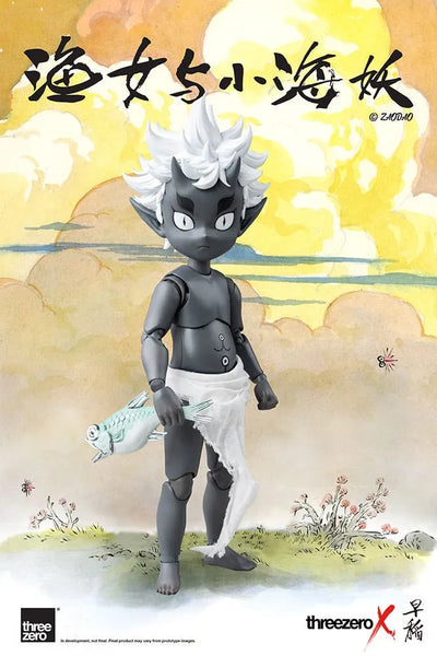Fishergirl and Little Sea Elf – Threezero – ActionFigure Brasil — ângulo diferente
