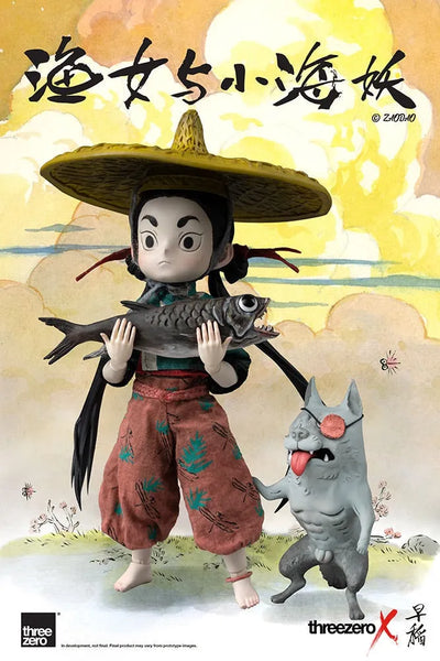 Fishergirl and Little Sea Elf – Threezero – ActionFigure Brasil — detalhe do produto