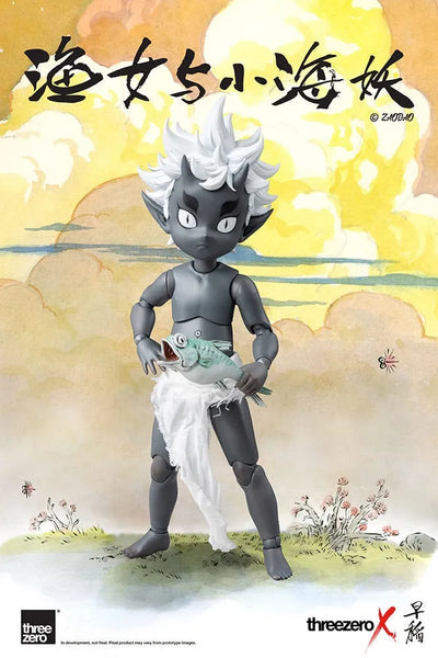 Fishergirl and Little Sea Elf – Threezero – ActionFigure Brasil — ângulo diferente