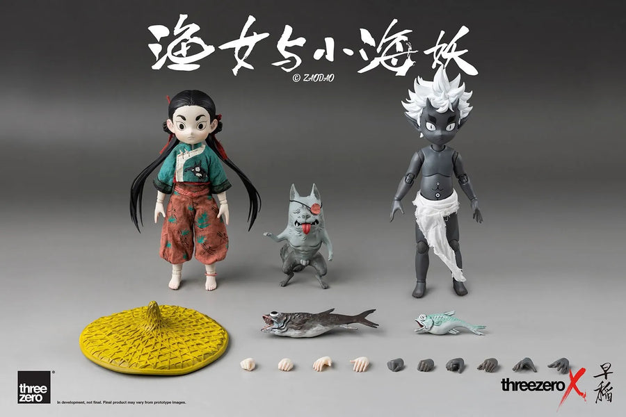 Fishergirl and Little Sea Elf – Threezero – ActionFigure Brasil