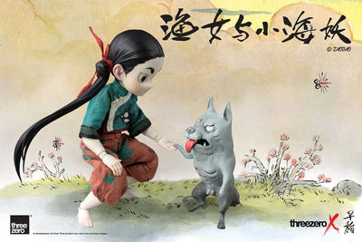 Fishergirl and Little Sea Elf – Threezero – ActionFigure Brasil — com base expositora