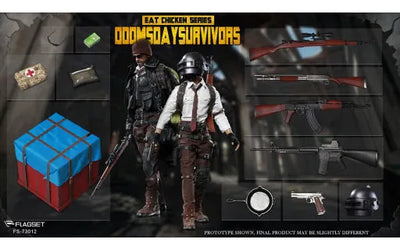 FLAGSET FS-73012 1/6 Scale Action Figure Eat Chicken Series The Survivorsㅤ – Flagset – ActionFigure Brasil