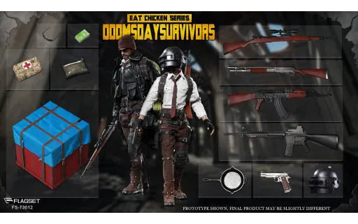 FLAGSET FS-73012 1/6 Scale Action Figure Eat Chicken Series The Survivorsㅤ – Flagset – ActionFigure Brasil