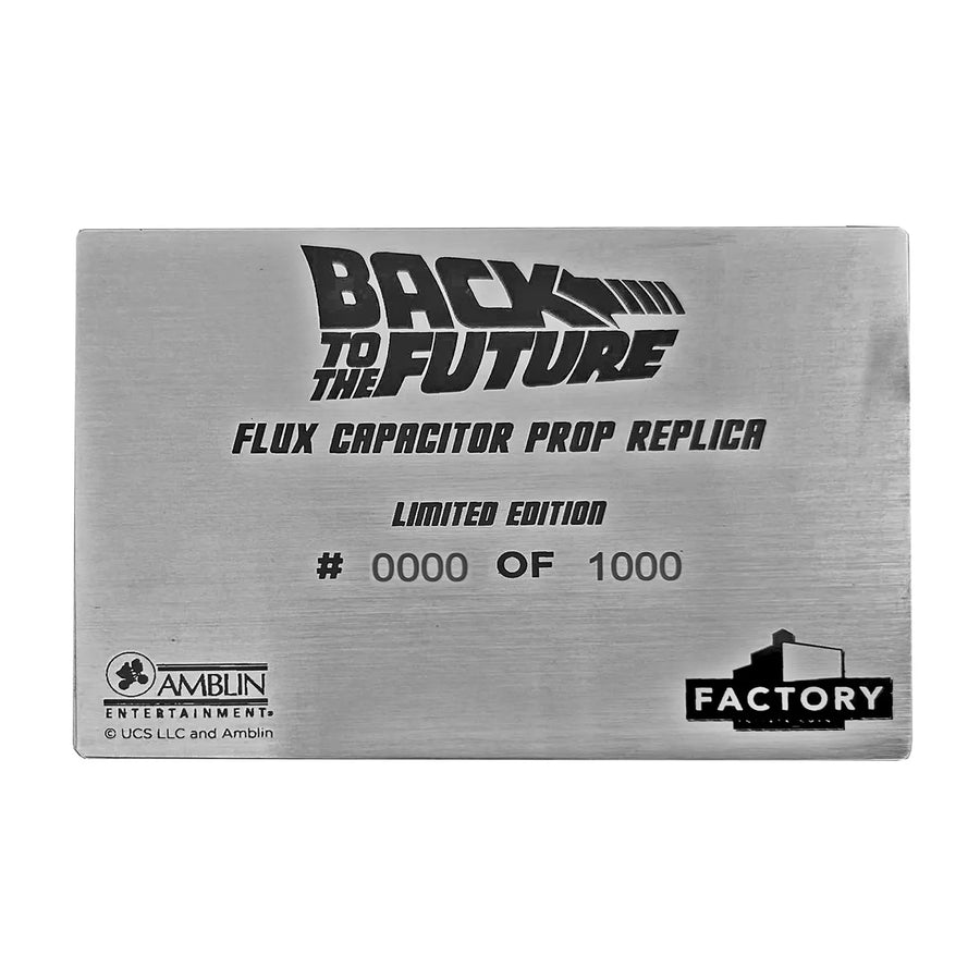 Flux Capacitor - LIMITED EDITION: 1000 – Factory Entertainment – ActionFigure Brasil