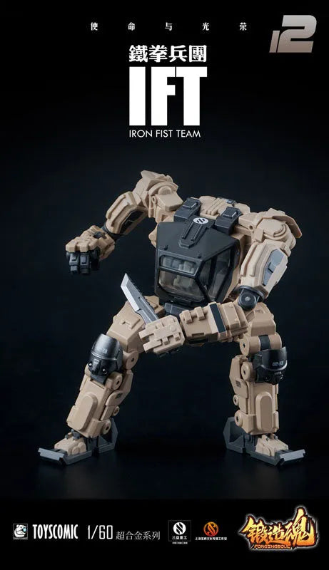 FORGING SOUL - AGS-12 - 1/60 IRON FIST TEAM - BP-48 - Heavily Armed Mechanical Guard - Desert Type (MECHANIC TOYS)ㅤ – MECHANIC TOYS – ActionFigure Brasil