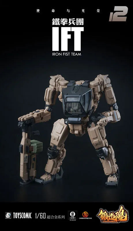 FORGING SOUL - AGS-12 - 1/60 IRON FIST TEAM - BP-48 - Heavily Armed Mechanical Guard - Desert Type (MECHANIC TOYS)ㅤ – MECHANIC TOYS – ActionFigure Brasil
