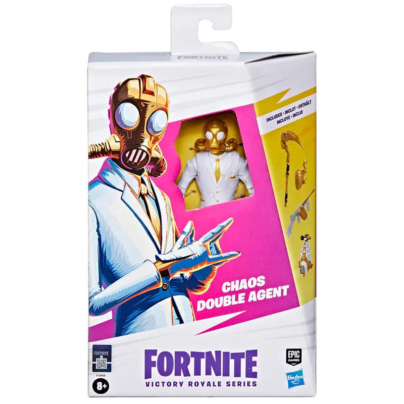 Fortnite - Hasbro Action Figure: 6 Inch / Victory Royale - Chaos Double Agentㅤ – Hasbro – ActionFigureBrasil