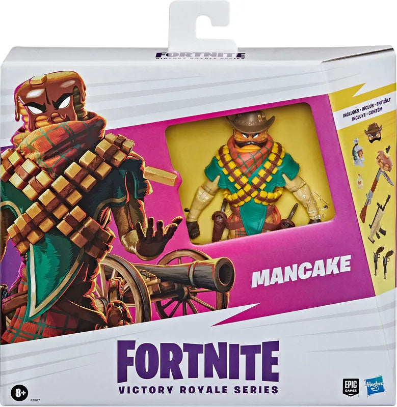 Fortnite - Hasbro Action Figure: 6 Inch / Victory Royale - Deluxe Collection Series 2.0 - Mancakeㅤ – Hasbro – ActionFigureBrasil