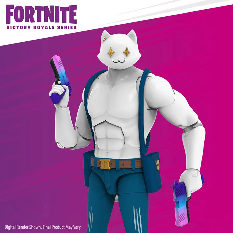 Fortnite - Hasbro Action Figure: 6 Inch / Victory Royale - Meowscles (Ghost)ㅤ – Hasbro – ActionFigureBrasil