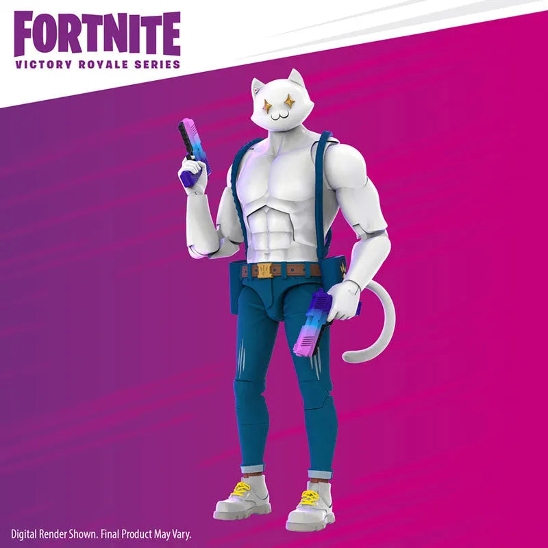 Fortnite - Hasbro Action Figure: 6 Inch / Victory Royale - Meowscles (Ghost)ㅤ – Hasbro – ActionFigureBrasil