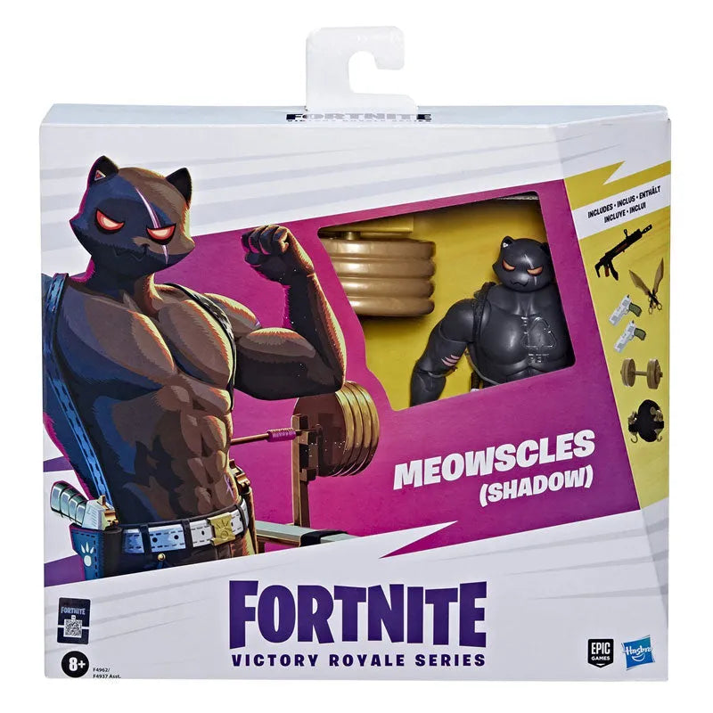 Fortnite Victory Royale Action Figure Deluxe Collection Series 1 Meowscles (Shadow)ㅤ – Hasbro – ActionFigure Brasil