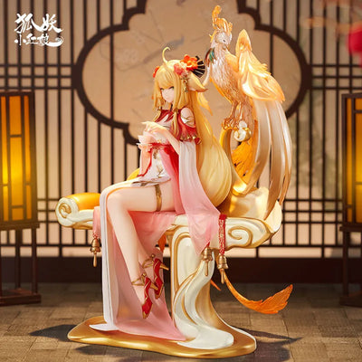 Fox Spirit - Matchmaker - Honghong Tushan - Golden Feather Dress Ver. - 1/7 (yuewen goods)ㅤ – Yuewen Goods – ActionFigureBrasil — com base expositora