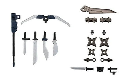 Frame Arms Girl - Jinrai - Desktop Army - Frame Arms Girl KT-323f Jinrai Series - Akagake (w/suprised facial expression) (MegaHouse)ㅤ – MegaHouse As Manufacturer – ActionFigure Brasil