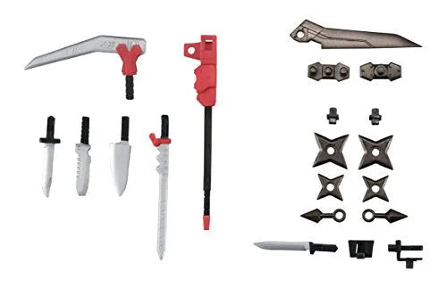 Frame Arms Girl - Jinrai - Desktop Army - Frame Arms Girl KT-323f Jinrai Series - Akagake (w/suprised facial expression) (MegaHouse)ㅤ – MegaHouse As Manufacturer – ActionFigure Brasil