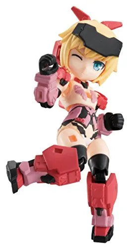 Frame Arms Girl - Jinrai - Desktop Army - Frame Arms Girl KT-323f Jinrai Series - Akagake (w/suprised facial expression) (MegaHouse)ㅤ – MegaHouse As Manufacturer – ActionFigure Brasil