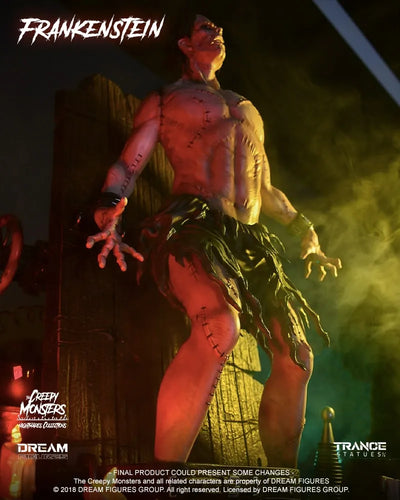 Frankenstein - LIMITED EDITION: 99 – Dream Figures – ActionFigure Brasil — com base expositora
