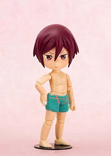 Free! - Matsuoka Rin - Kisekae Action! Niitengo (Chara-Ani, Toy's Works)ㅤ – Chara-Ani – ActionFigure Brasil — detalhe do produto