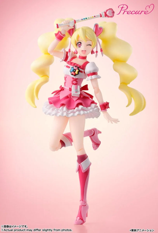 Fresh Precure! - Chiffon - Cure Peach - S.H.Figuarts - Precure Character Designer’s Edition (Bandai Spirits)ㅤ – Bandai Spirits – ActionFigureBrasil