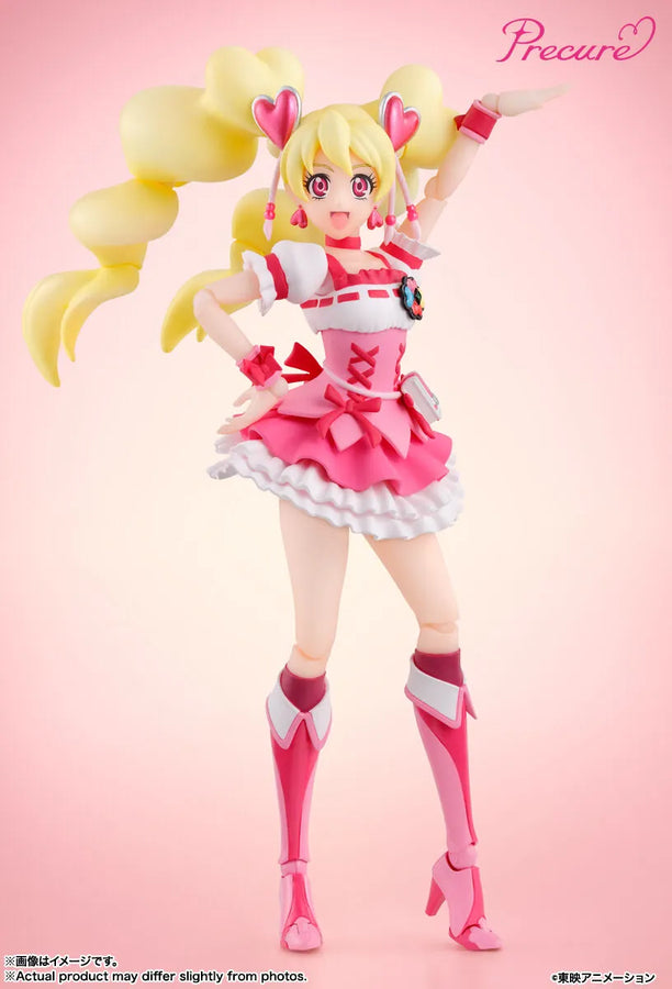 Fresh Precure! - Chiffon - Cure Peach - S.H.Figuarts - Precure Character Designer’s Edition (Bandai Spirits)ㅤ – Bandai Spirits – ActionFigureBrasil