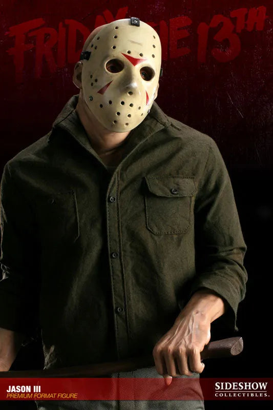 Friday the 13th Part III - 1/4 Scale Premium Figure: Jason Voorheesㅤ – Sideshow Collectibles – ActionFigure Brasil