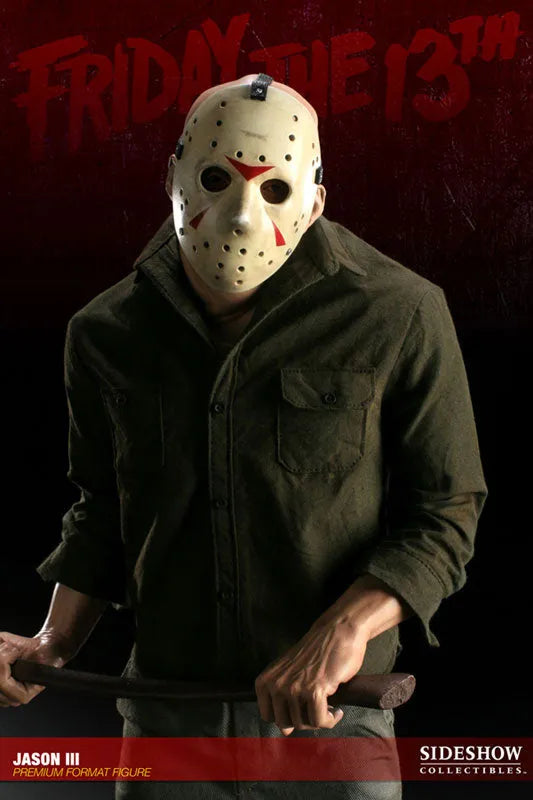 Friday the 13th Part III - 1/4 Scale Premium Figure: Jason Voorheesㅤ – Sideshow Collectibles – ActionFigure Brasil