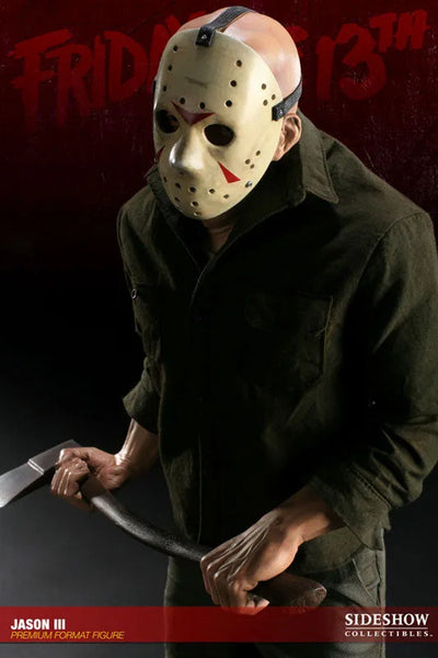 Friday the 13th Part III - 1/4 Scale Premium Figure: Jason Voorheesㅤ – Sideshow Collectibles – ActionFigure Brasil — close