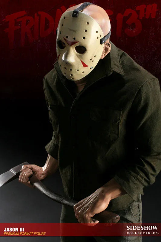 Friday the 13th Part III - 1/4 Scale Premium Figure: Jason Voorheesㅤ – Sideshow Collectibles – ActionFigure Brasil