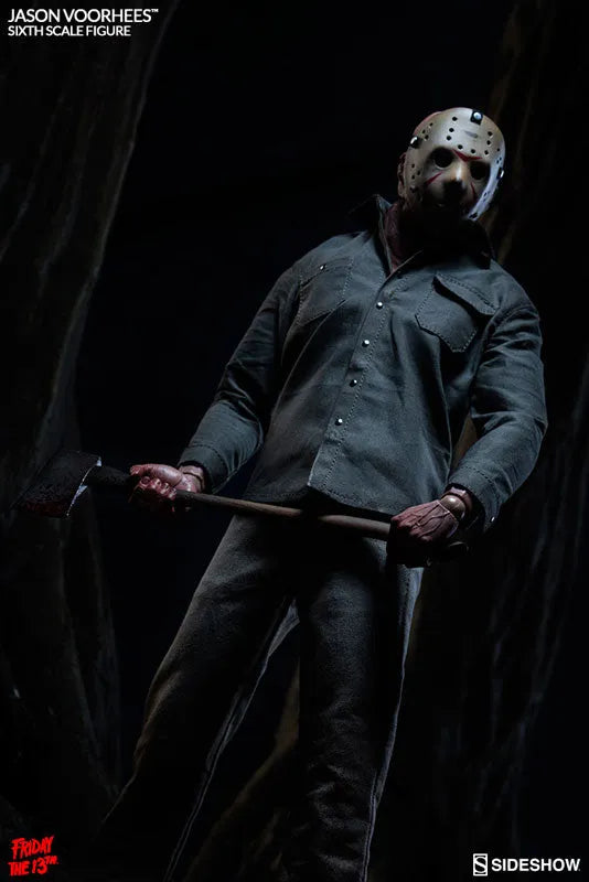 Friday the 13th PART3 1/6 Scale Figure - SideShow Sixth Scale: Jason Vorheesㅤ – Sideshow Collectibles – ActionFigure Brasil