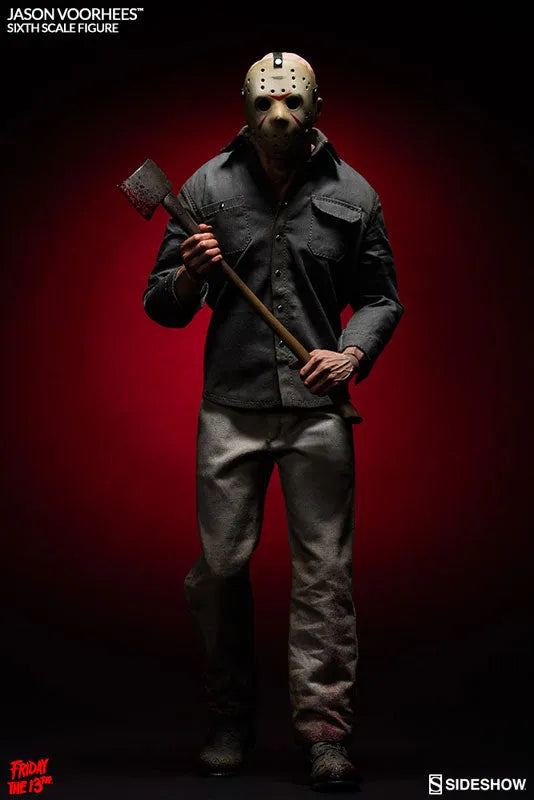 Friday the 13th PART3 1/6 Scale Figure - SideShow Sixth Scale: Jason Vorheesㅤ – Sideshow Collectibles – ActionFigure Brasil