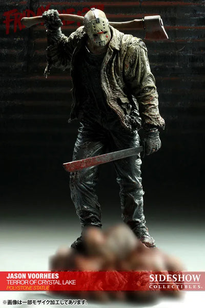 Friday the 13th - Statue: Jason Voorhees (The Terror of Crystal Lake)ㅤ – Sideshow Collectibles – ActionFigure Brasil