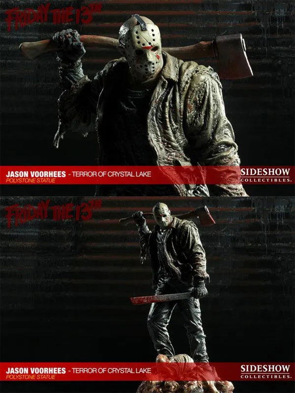 Friday the 13th - Statue: Jason Voorhees (The Terror of Crystal Lake)ㅤ – Sideshow Collectibles – ActionFigure Brasil