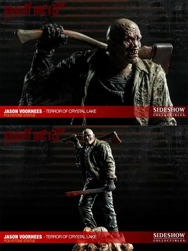 Friday the 13th - Statue: Jason Voorhees (The Terror of Crystal Lake)ㅤ – Sideshow Collectibles – ActionFigure Brasil