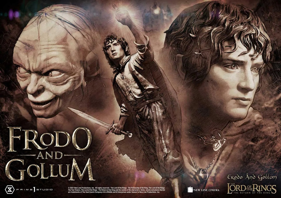 Frodo & Gollum (Bonus Version) The Lord of the Rings: The Return of the King (Film) – Prime1Studio – ActionFigure Brasil