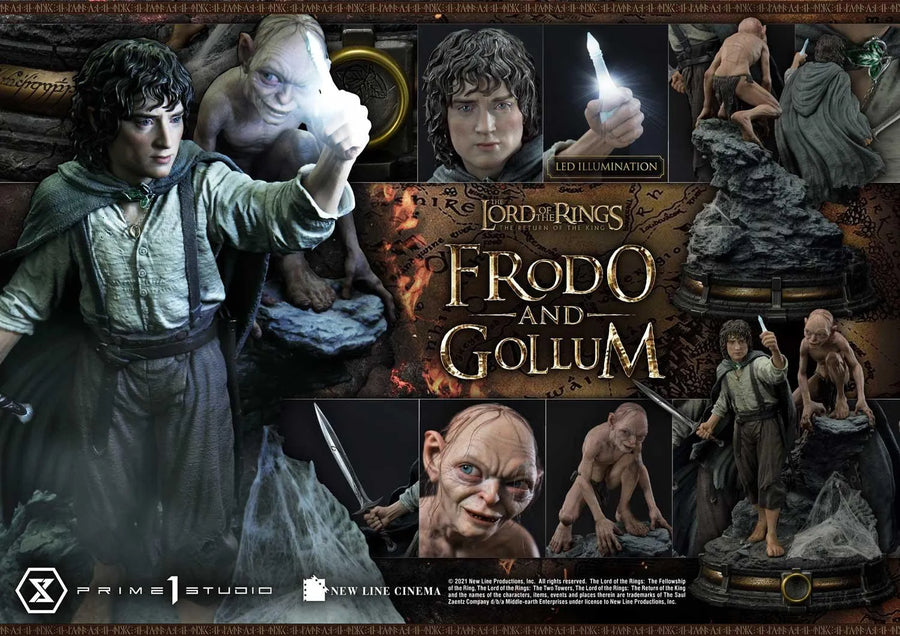 Frodo & Gollum (Bonus Version) The Lord of the Rings: The Return of the King (Film) – Prime1Studio – ActionFigure Brasil