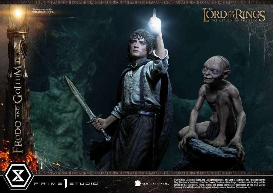 Frodo & Gollum (Bonus Version) The Lord of the Rings: The Return of the King (Film) – Prime1Studio – ActionFigure Brasil